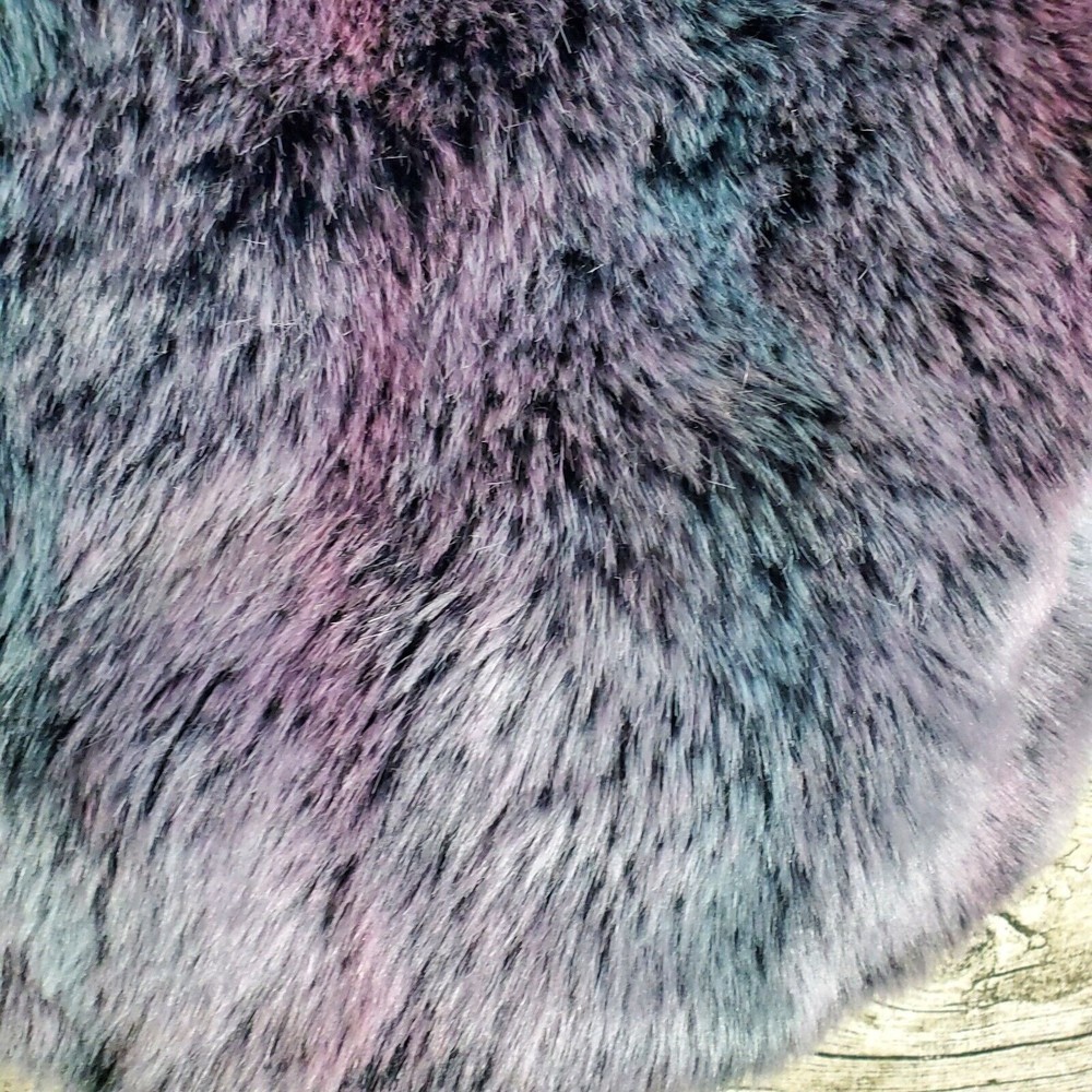 American widgeon Kid's Faux fur purple coat size 5 - Picture 3 of 8
